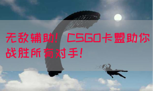 无敌辅助！CSGO卡盟助你战胜所有对手！