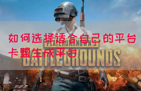 如何选择适合自己的平台卡盟生成平台