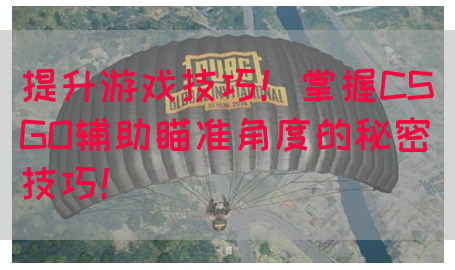 提升游戏技巧！掌握CSGO辅助瞄准角度的秘密技巧！
