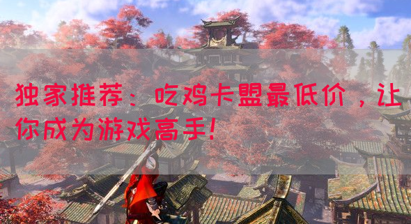 独家推荐：吃鸡卡盟最低价，让你成为游戏高手！