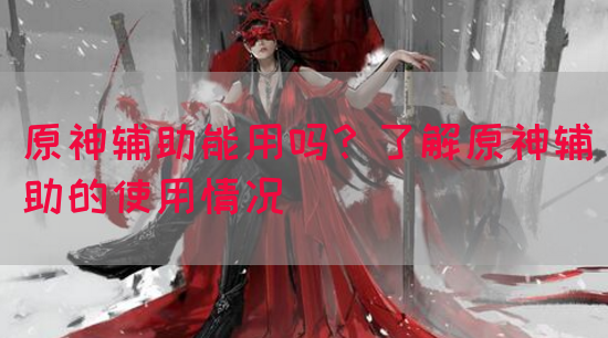 原神辅助能用吗？了解原神辅助的使用情况