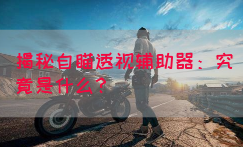 揭秘自瞄透视辅助器：究竟是什么？