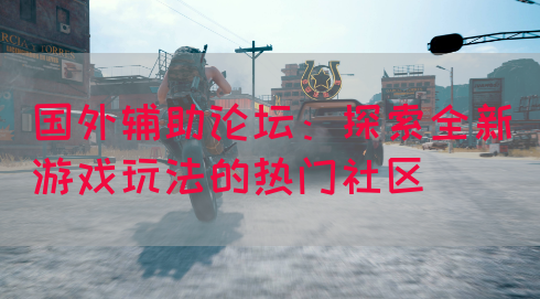 国外辅助论坛：探索全新游戏玩法的热门社区