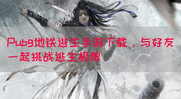 Pubg地铁逃生手游下载，与好友一起挑战逃生极限