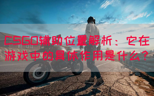 CSGO辅助位置解析：它在游戏中的具体作用是什么？