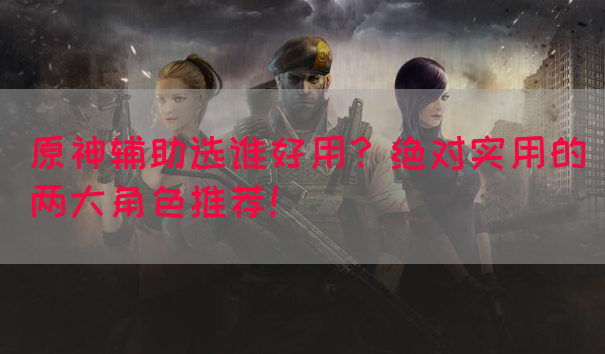 原神辅助选谁好用？绝对实用的两大角色推荐！