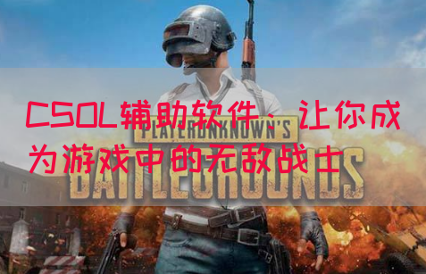 CSOL辅助软件：让你成为游戏中的无敌战士