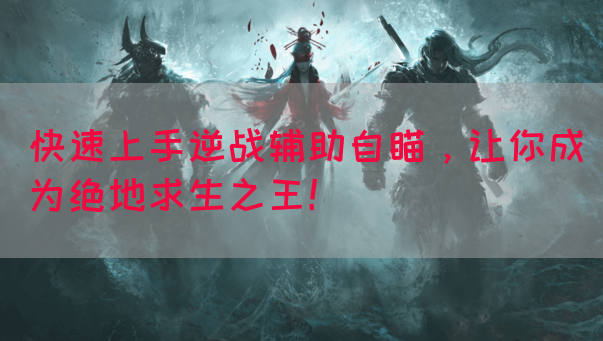 快速上手逆战辅助自瞄，让你成为绝地求生之王！