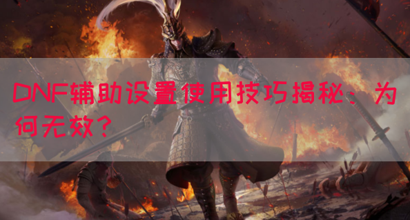 DNF辅助设置使用技巧揭秘：为何无效？