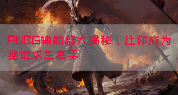 PUBG辅助群大揭秘，让你成为绝地求生高手