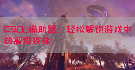 CSOL辅助器：轻松解锁游戏中的高级技能