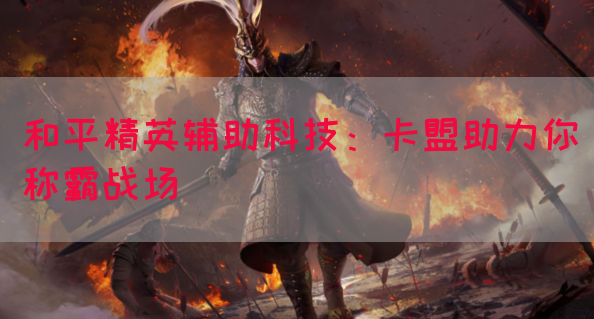 和平精英辅助科技：卡盟助力你称霸战场