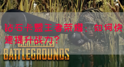 钻石卡盟王者荣耀：如何快速提升战力？