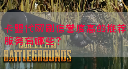 卡盟代网刷信誉度高的推荐服务有哪些？