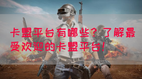 卡盟平台有哪些？了解最受欢迎的卡盟平台！