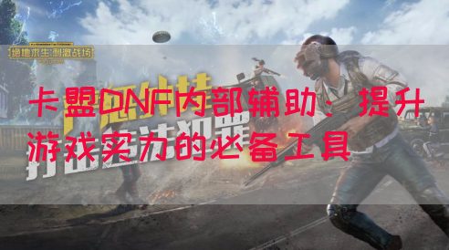 卡盟DNF内部辅助：提升游戏实力的必备工具