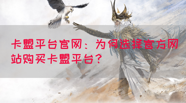 卡盟平台官网：为何选择官方网站购买卡盟平台？