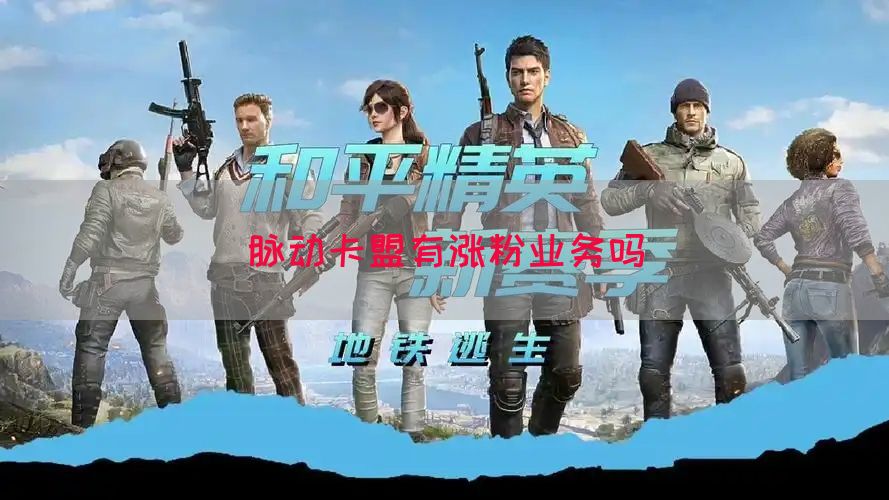 脉动卡盟有涨粉业务吗