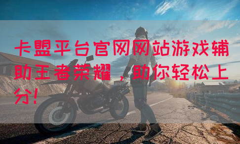 卡盟平台官网网站游戏辅助王者荣耀，助你轻松上分！
