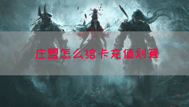 庄盟怎么给卡充值划算