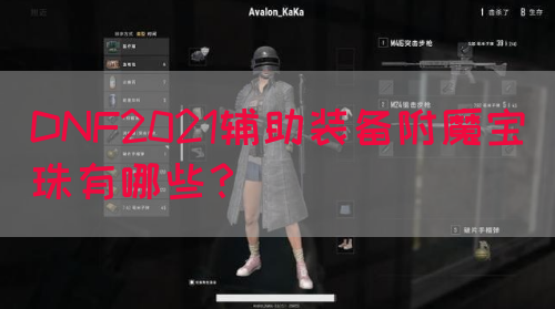 DNF2021辅助装备附魔宝珠有哪些？