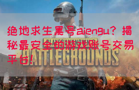 绝地求生黑号aiengu？揭秘最安全的游戏账号交易平台！