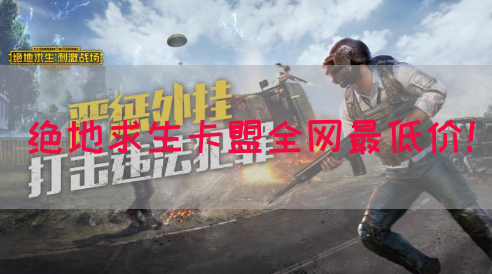 绝地求生卡盟全网最低价！