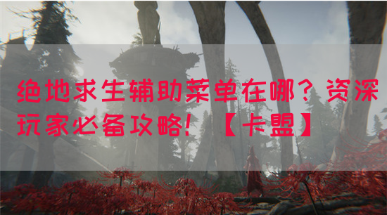 绝地求生辅助菜单在哪？资深玩家必备攻略！【卡盟】