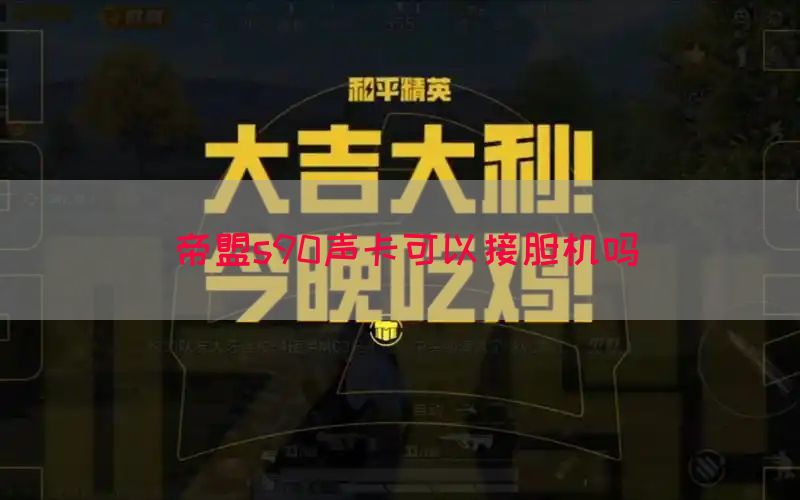 帝盟s90声卡可以接胆机吗