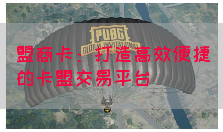 盟商卡：打造高效便捷的卡盟交易平台