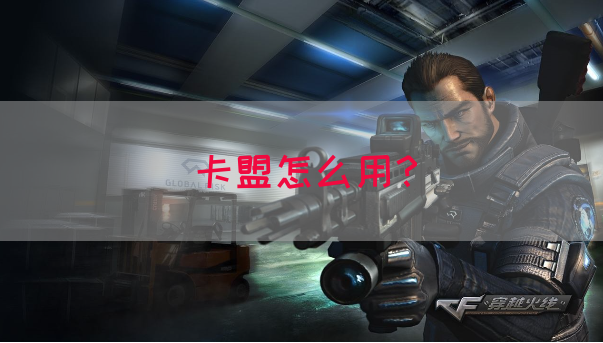 卡盟怎么用？