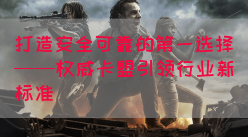打造安全可靠的第一选择——权威卡盟引领行业新标准