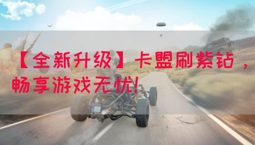 【全新升级】卡盟刷紫钻，畅享游戏无忧！