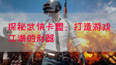 探秘武侠卡盟：打造游戏江湖的利器