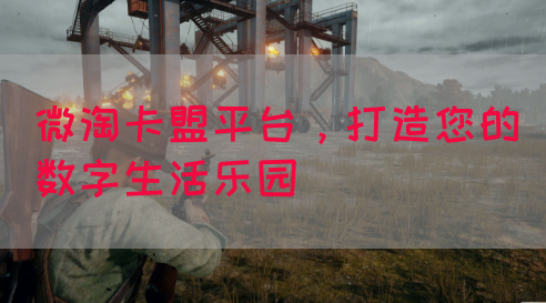 微淘卡盟平台，打造您的数字生活乐园