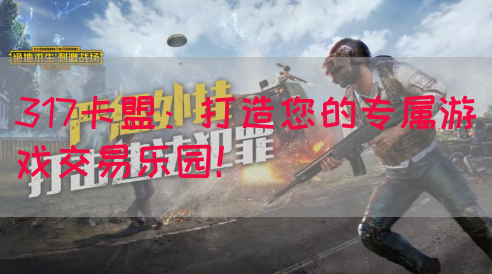 317卡盟：打造您的专属游戏交易乐园！