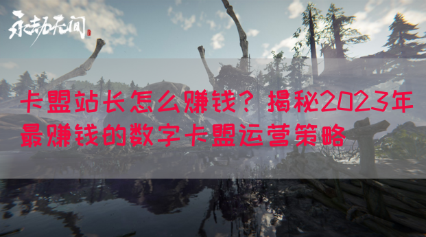 卡盟站长怎么赚钱？揭秘2023年最赚钱的数字卡盟运营策略