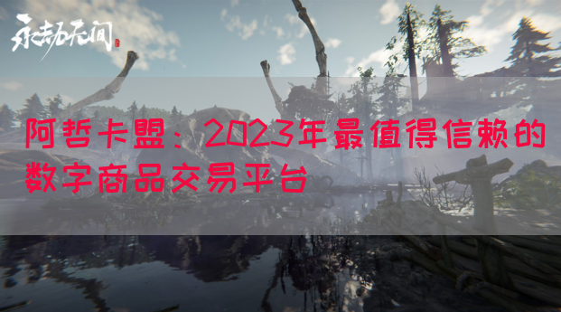阿哲卡盟：2023年最值得信赖的数字商品交易平台
