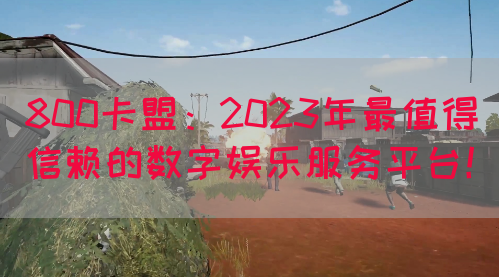 800卡盟：2023年最值得信赖的数字娱乐服务平台！