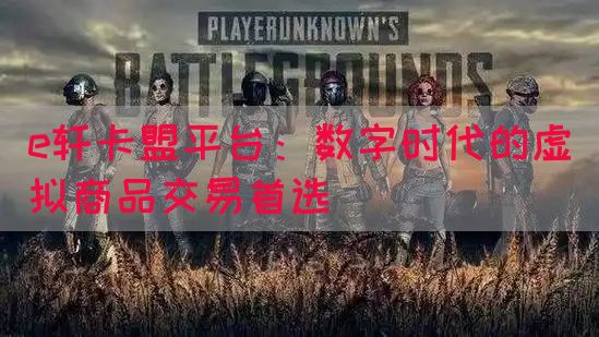 e轩卡盟平台：数字时代的虚拟商品交易首选