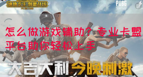 怎么做游戏辅助？专业卡盟平台助你轻松上手