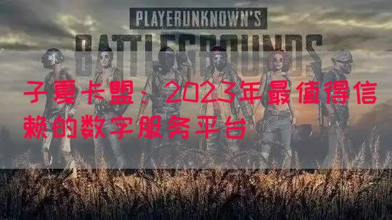 子夏卡盟：2023年最值得信赖的数字服务平台