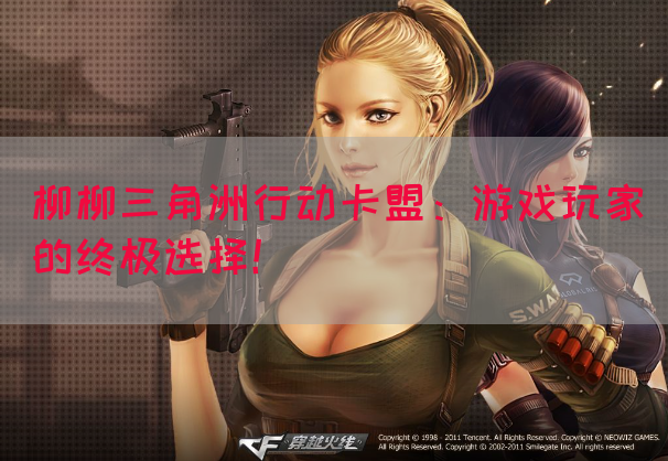 柳柳三角洲行动卡盟：游戏玩家的终极选择！