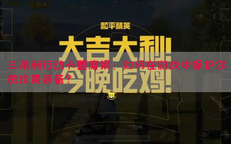 三角洲行动卡盟磨损：如何在游戏中保护你的珍贵装备？