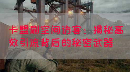 卡盟刷空间访客：揭秘高效引流背后的秘密武器