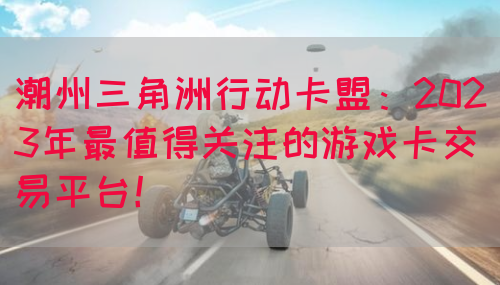 潮州三角洲行动卡盟：2023年最值得关注的游戏卡交易平台！