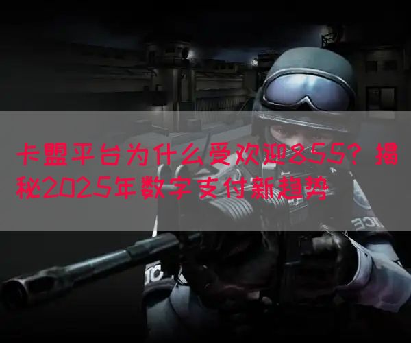 卡盟平台为什么受欢迎855？揭秘2025年数字支付新趋势